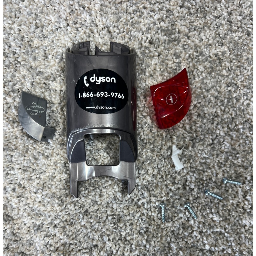 Dyson DC18 Slim Power Button On‎ Off Replacement Housing With Spring and Screws